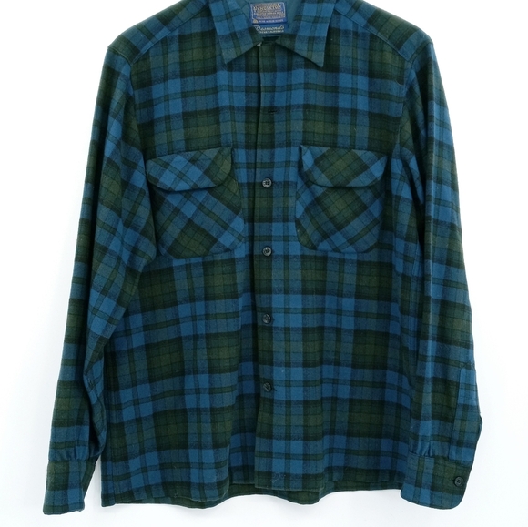 Pendleton Vintage Plaid Wool Shirt